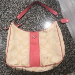 AUTHENTIC COACH HOBO STYLE HANDBAG - good used condition